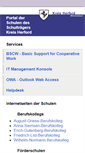 Mobile Screenshot of edu-kreis-herford.de